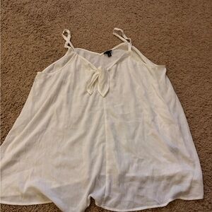 Women's Torrid White Sleeveless Top